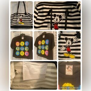 Mickey Travel Bag and Mickey Tee Shirt Combo